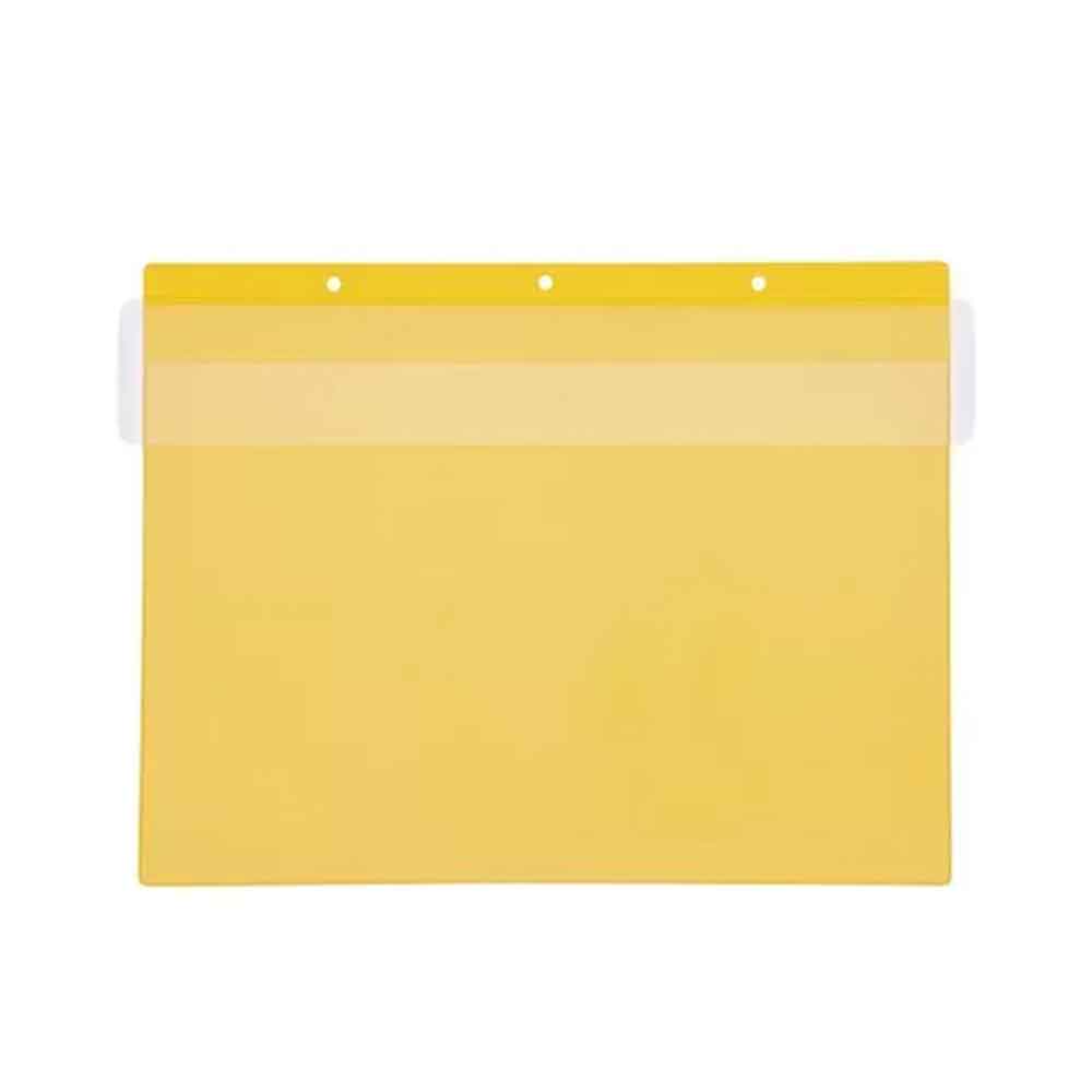 31-80-531-1-00-13-077-kennzeichnungstaschen-aufhaengelochung-klappe-din-a4-quer-4-farben-709d06 Kennzeichnungstaschen mit Aufhängelochung und zusätzlicher Klappe - DIN A4 quer - 4 Farben