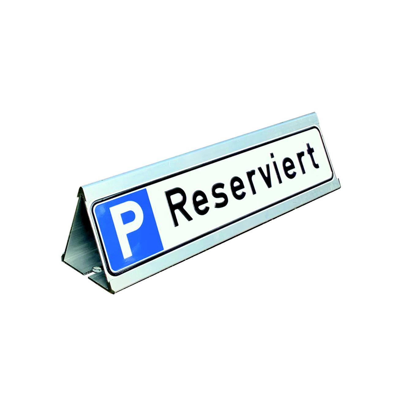 Parkplatzbegrenzung - Anfahrschutz Dreieck - für Parkplatzschilder 52,0 x 11,0 cm