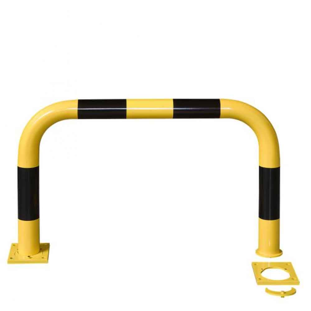 Rammschutz-Bügel aus Stahl - wegnehmbar für zeitweilige Absperrungen Rammschutz-Bügel aus Stahl - wegnehmbar für zeitweilige Absperrungen