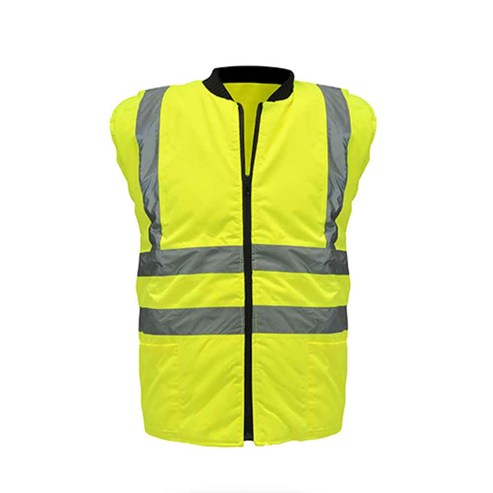 60-50-389-0-00-01-059-sicherheitsjacke-wendejacke-gelb-reflektierend-3183d2 Sicherheitsweste / Wendejacke - Reflektierend - innen Fleece