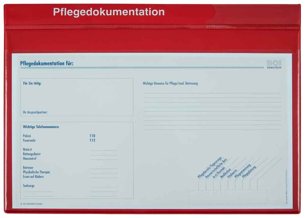 Patienten-Dokumentationsmappe "system-line" - 3 verschiedene Farben