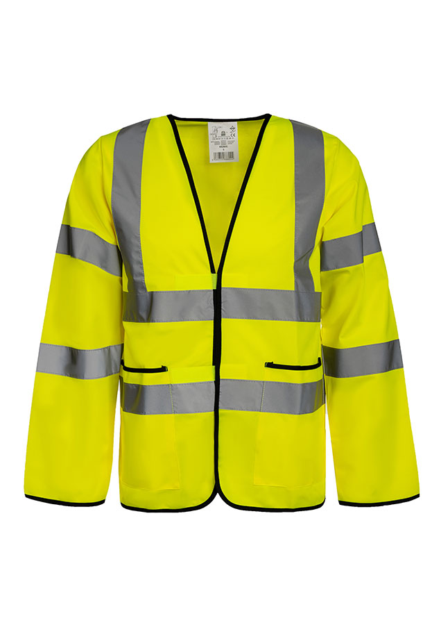 Korntex® Hi-Vis Leichte Warnjacke „Andorra“ - Signal-Gelb - 3XL