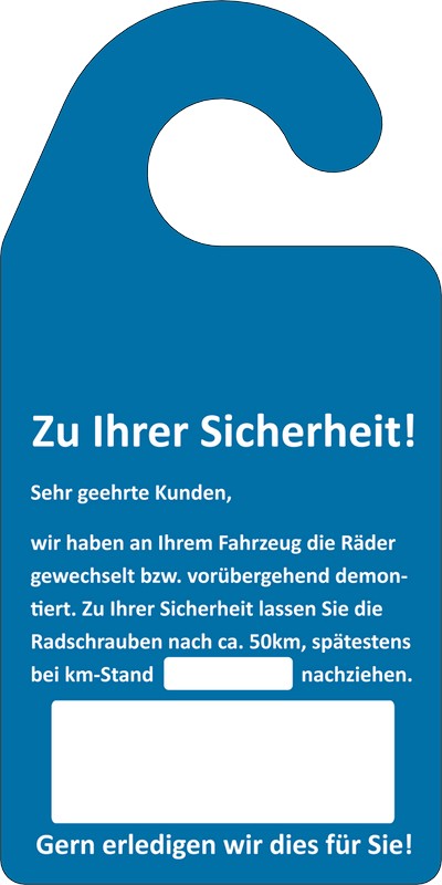20.50.227.0.00_02_002_Spiegelanhaenger-48aa7a Kundendienst-Spiegelanhänger - "Radschrauben nachziehen"