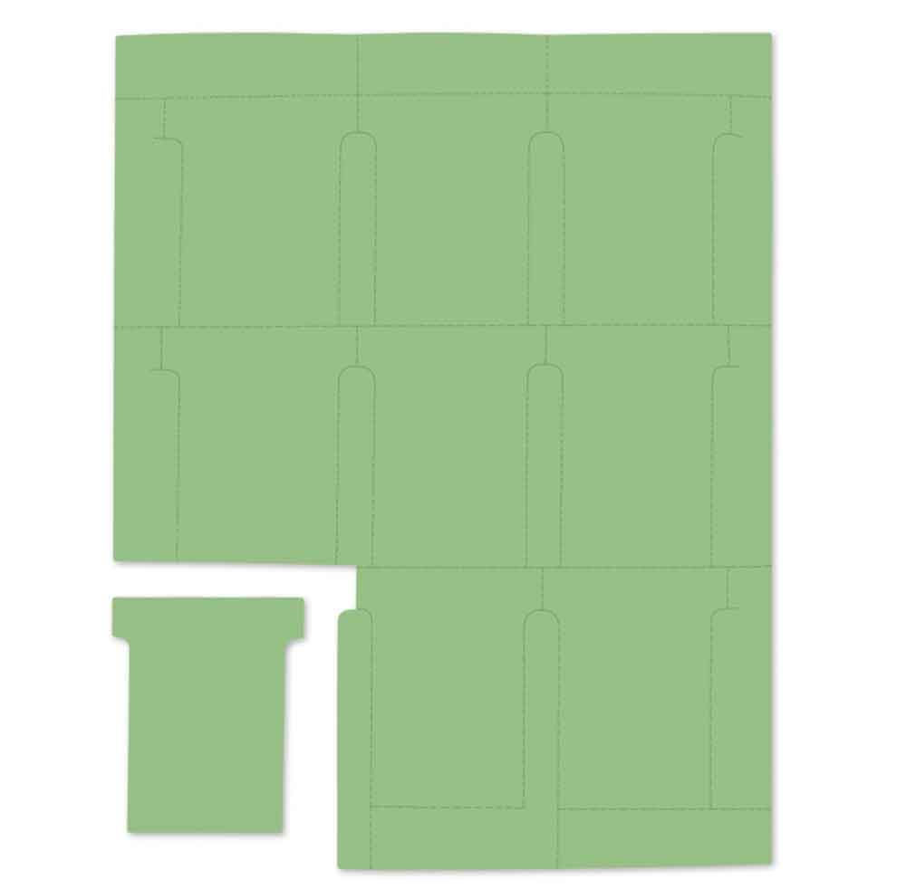 Zubehör T-Karten zur EDV-Beschriftung - für T-Kartentafel - Breitformat - in 6 Farben
