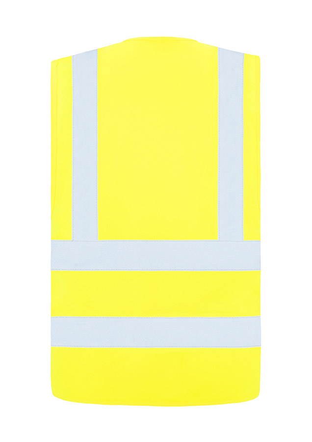 Korntex® Warnweste „Hannover“ - Vier Reflexstreifen - Signal-Gelb - M