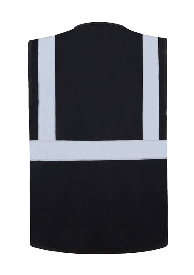 Korntex® Warnweste „Berlin“ - Multifunktional mit Taschen - Waldgrün/Signal-Gelb - XXL