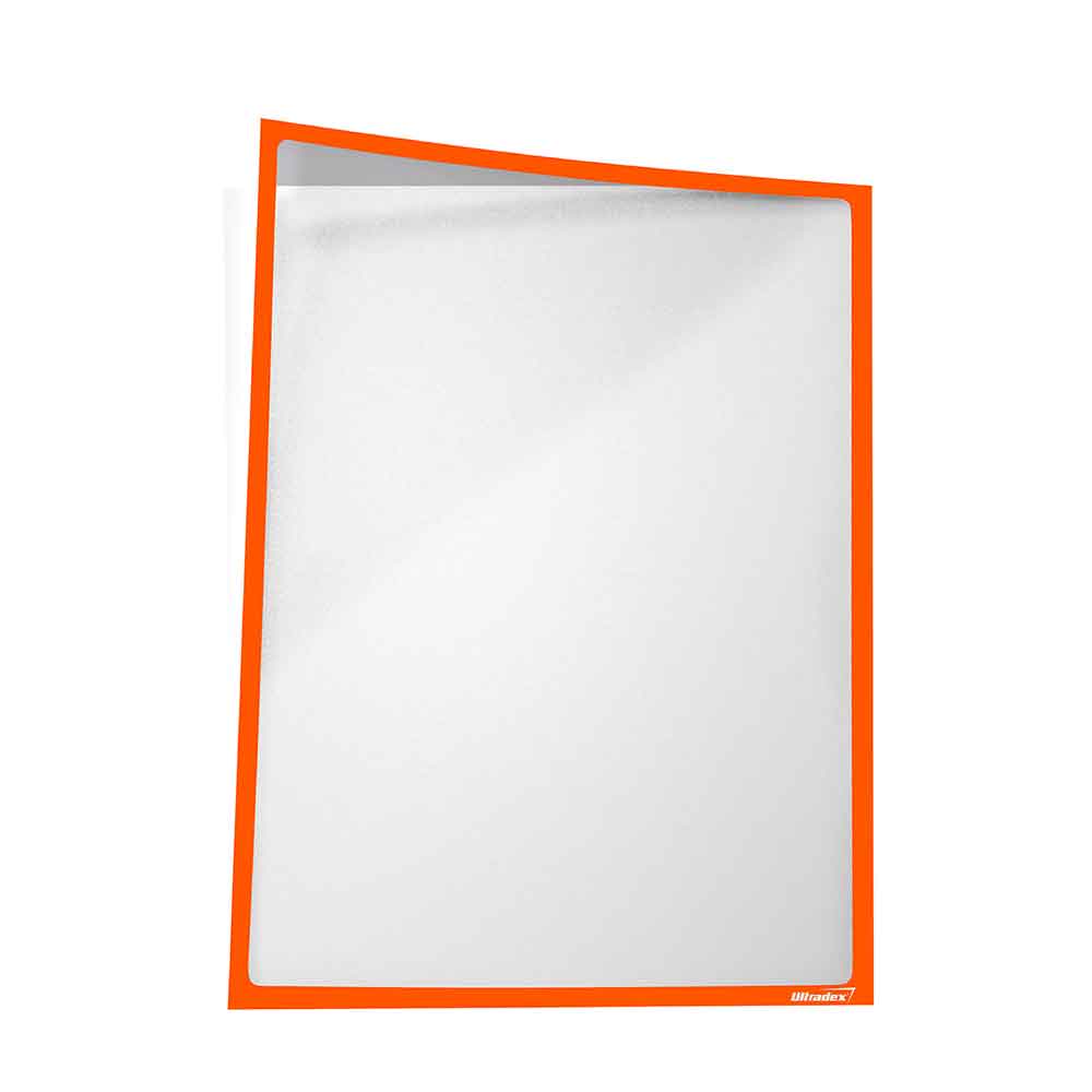 30-11-312-1-00-05-060-infotaschen-magnetisch-orange-e0e5e3 Infotaschen magnetisch haftend für Formate DIN A6 bis DIN A1 - 11 Farben