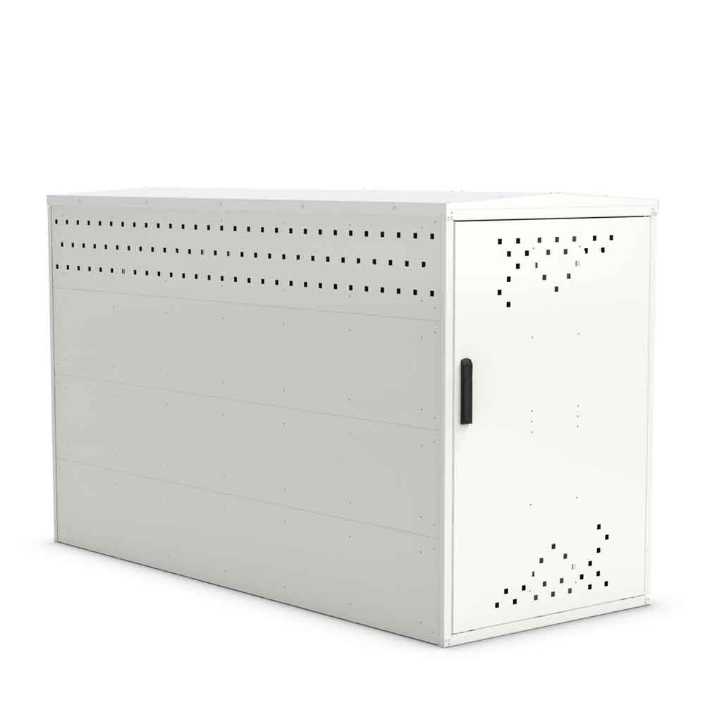 Fahrradgarage BikeBox 1 G - Stahlblechkonstruktion mit Giebeldach - RAL-Farbe nach Wahl Fahrradgarage BikeBox 1 G - Stahlblechkonstruktion mit Giebeldach - RAL-Farbe nach Wahl