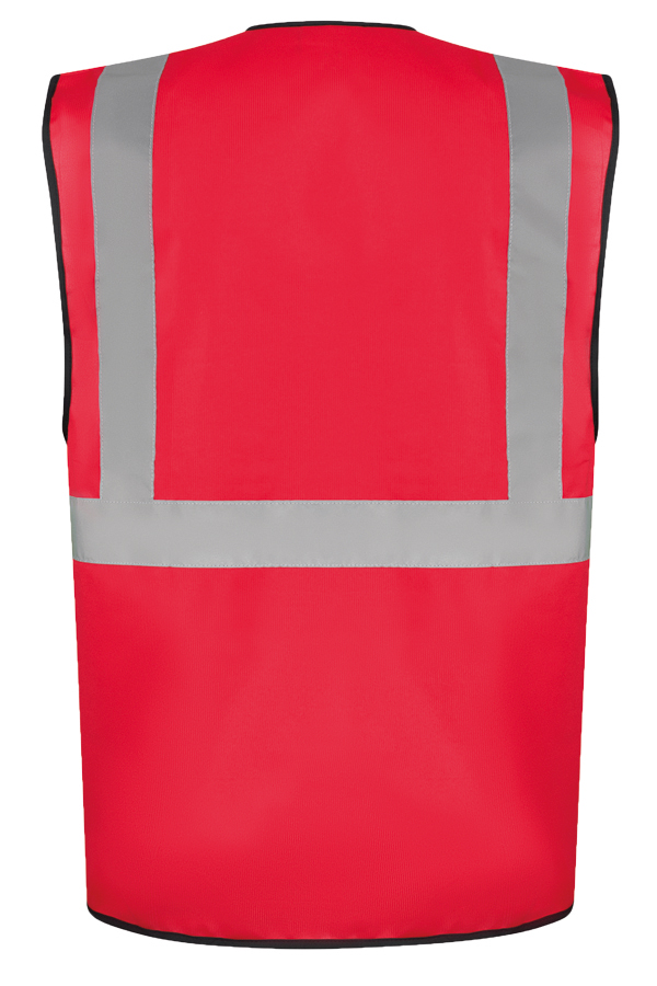 Korntex® Comfort Warnweste „Hamburg“ - Multifunktional - Weiß - M