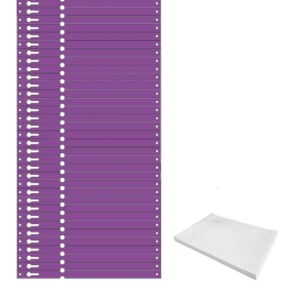 Tyvek®-Schlaufen-Etiketten - Format 220 x 13 mm - 8 Farben