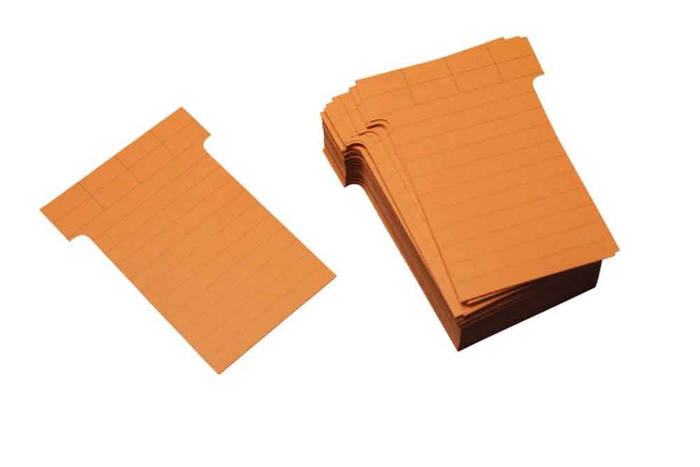 Zubehör T-Karten-Kombi - für T-Kartentafel - Schmalformat - in 10 Farben - 2-fach Nutzen