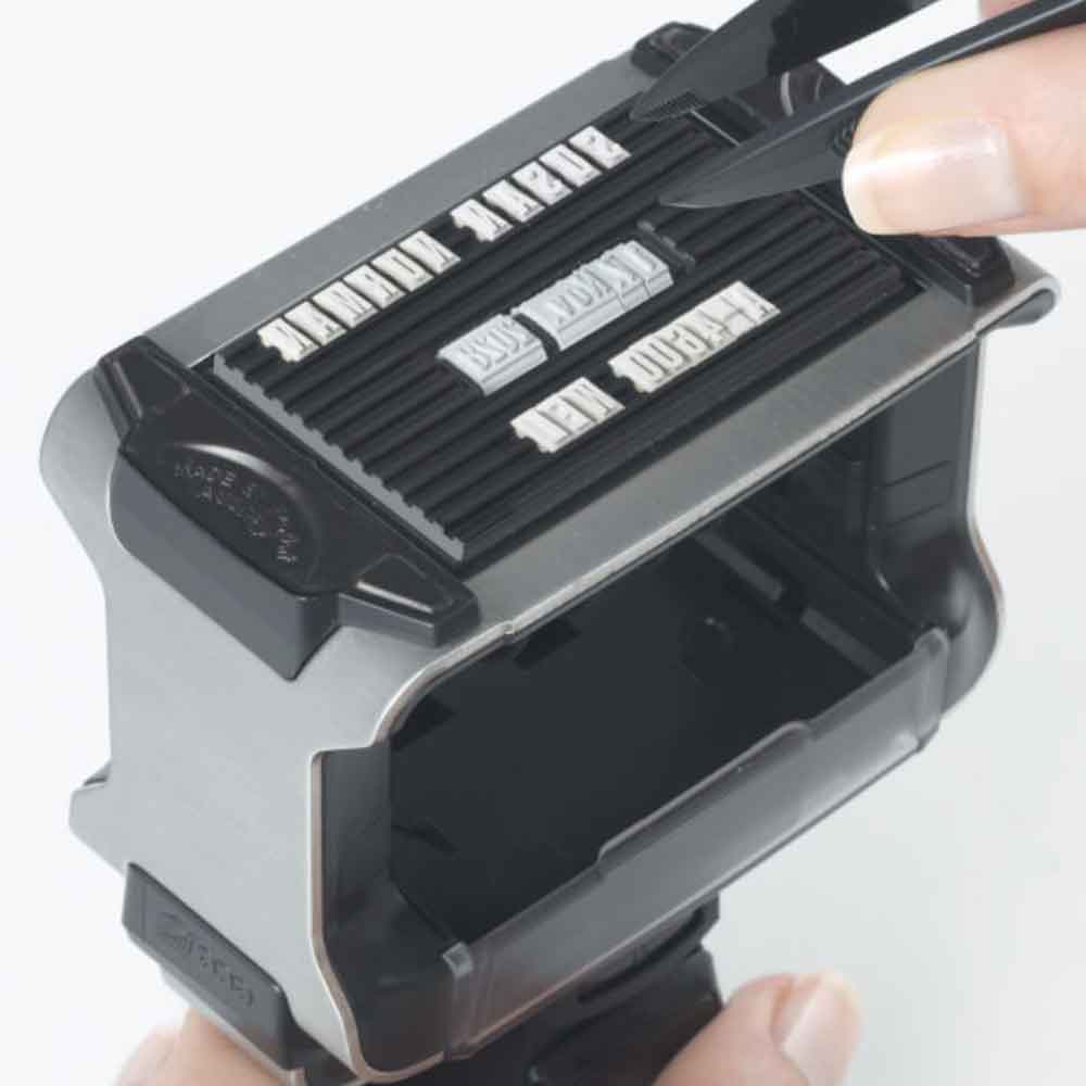 Trodat Professional 4.0 5117 Wortbanddrehstempel mit Datum und 12 Texte am Wortband Trodat Professional 4.0 5117 Wortbanddrehstempel mit Datum und 12 Texte am Wortband