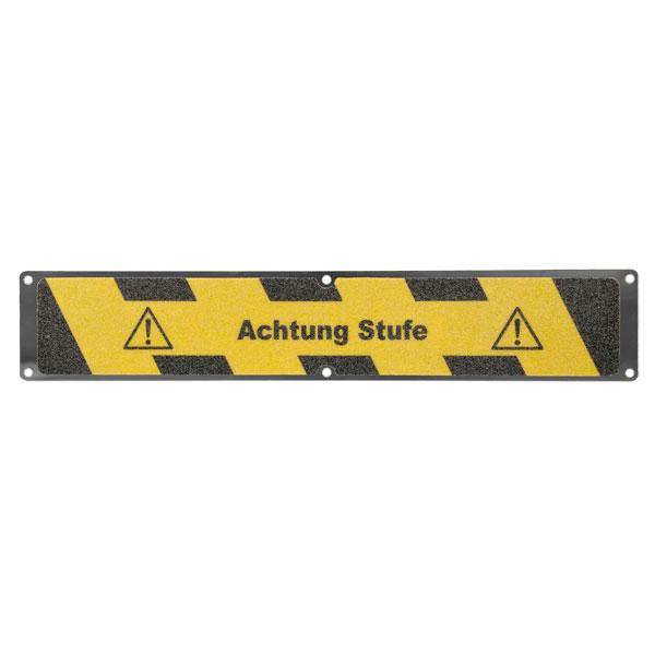 39-30-226-0-10-058-antirutsch-aluminiumplatte-mit-warnzeichen-und-text-achtung-stufe-gelb-schwarz-901486-y-01-ff4ddd Antirutsch-Aluminiumplatte - mit Warnzeichen - mit und ohne Text - 3 Ausführungen