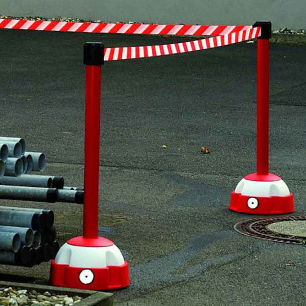 Gurtpfosten mit Sand befüllbar - Pfosten aus Aluminium