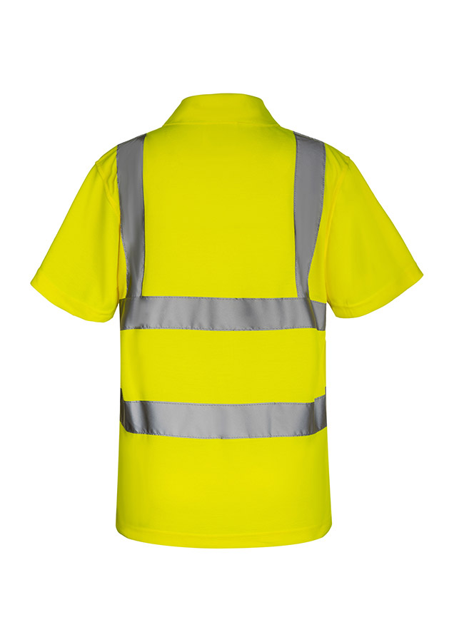 Korntex® Hi-Vis Poly-Cotton Polo „Cambridge“ - Signal-Gelb - 7XL