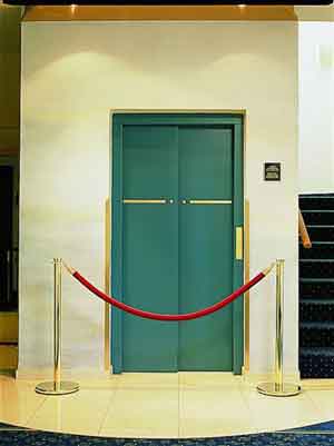 Gurtabsperrung GANGWAY im Einsatz