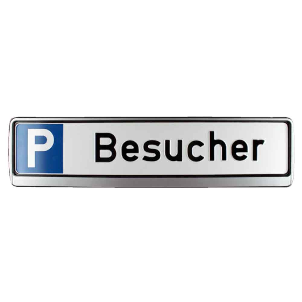 Schilderträger Parkplatzreservierung - für Parkplatzschilder 52,0 x 11,0 cm - Schild bitte extra bestellen