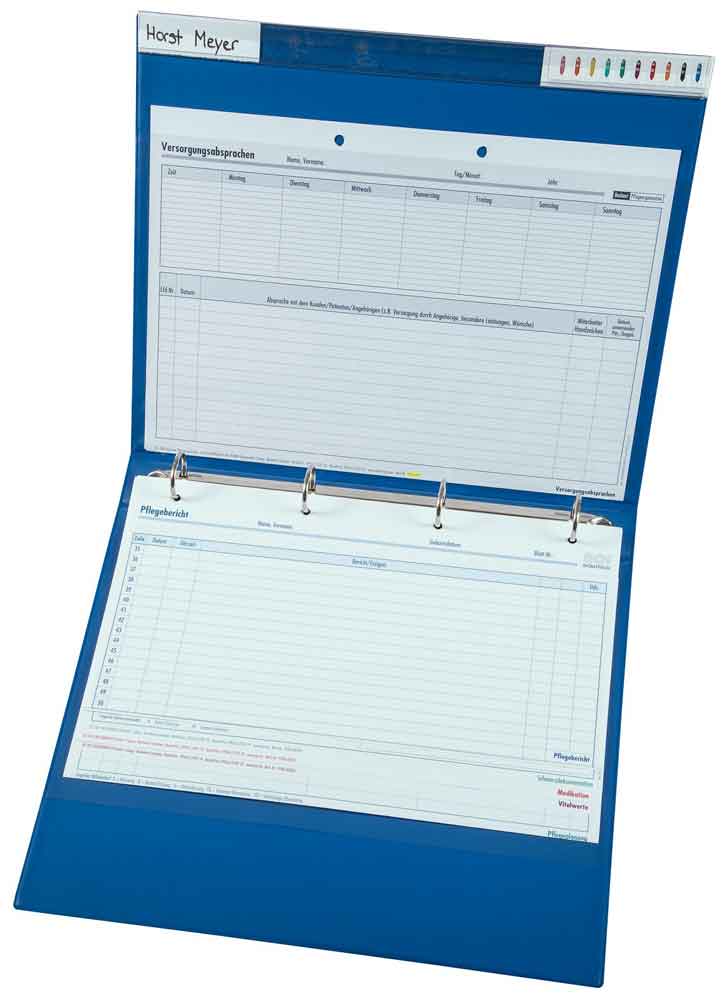 Dokumentationsmappe "Solid" - 4-Ringmechanik innen Dokumentationsmappe "Solid" - 4-Ringmechanik innen