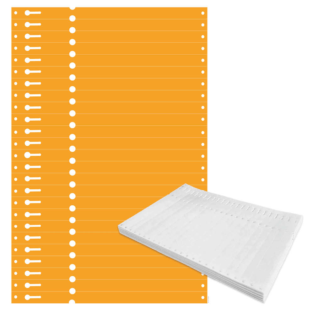 Tyvek®-Schlaufen-Etiketten - Format 220 x 13 mm - 8 Farben