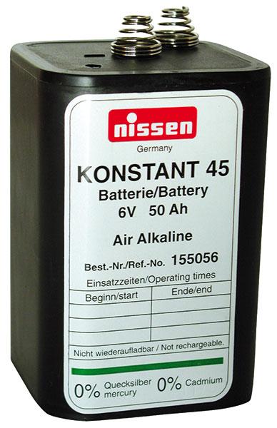 Ersatzbatterie für Baustellen-Warnleuchten - 2er Set