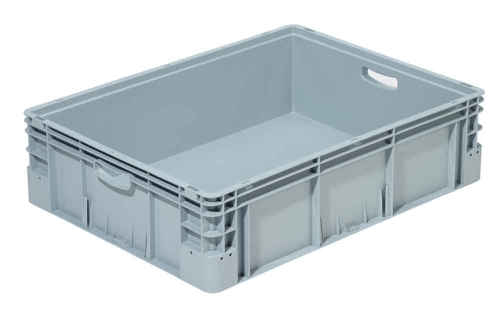 80-10-108-0-11-03-090-euro-transportbehaelter-grau-6d2a6f Euro-Transportbehälter - L 800 x B 600 x H 220 mm - in 2 Farben
