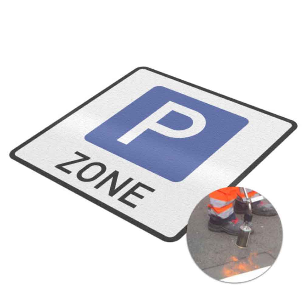 PREMARK® Parkplatz - thermoplastische Bodenmarkierung - in 2 Größen PREMARK® Parkplatz - thermoplastische Bodenmarkierung - in 2 Größen