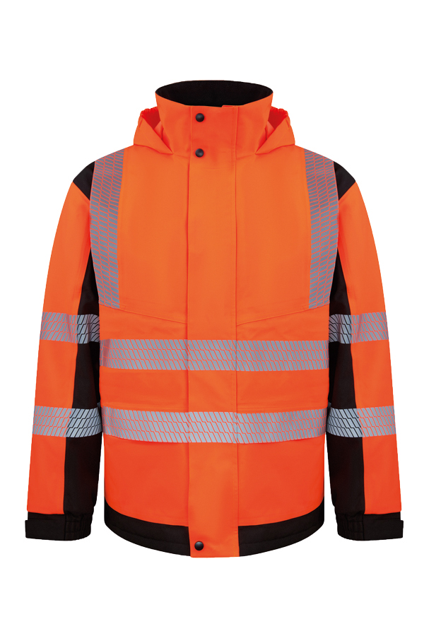 Korntex® Hi-Vis Softshell Regenjacke (Printable) „Copenhagen“ - Signal-Orange/Schwarz - 5XL Korntex® Hi-Vis Softshell Regenjacke (Printable) „Copenhagen“ - Signal-Orange/Schwarz - 5XL