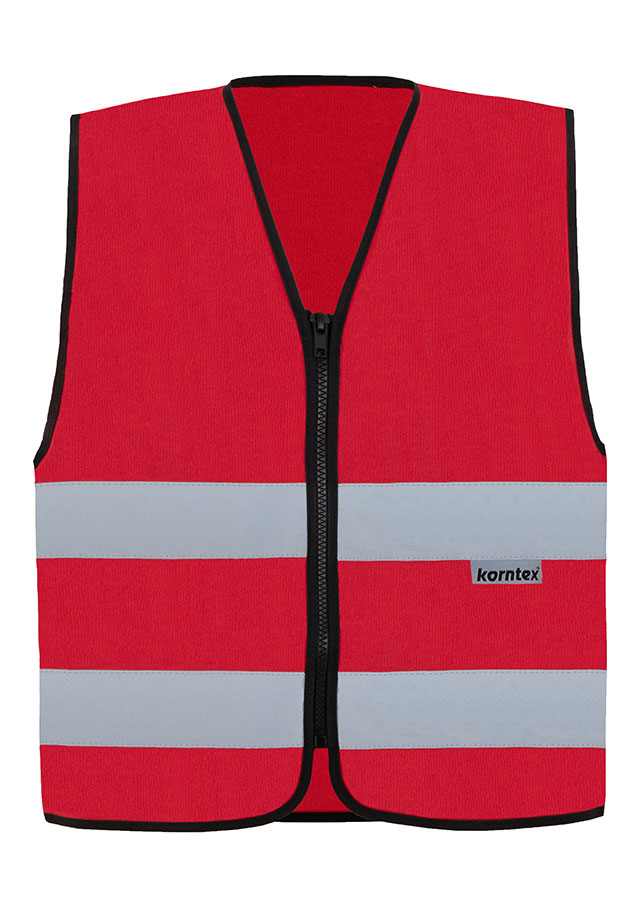 Korntex® Warnweste mit Reißverschluss „Cologne“ - Grün - XL