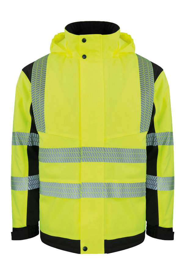 Korntex® Hi-Vis Softshell Regenjacke (Printable) „Copenhagen“ - Signal-Gelb/Schwarz - 5XL Korntex® Hi-Vis Softshell Regenjacke (Printable) „Copenhagen“ - Signal-Gelb/Schwarz - 5XL