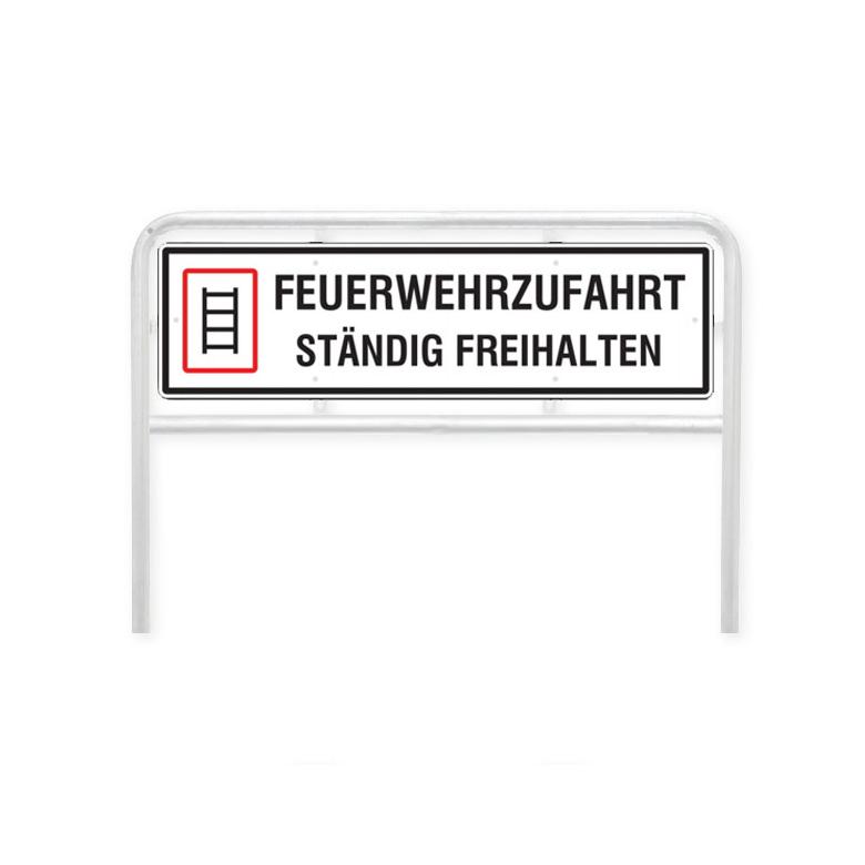 Hinweisschild - FEUERWEHRZUFAHRT STÄNDIG FREIHALTEN