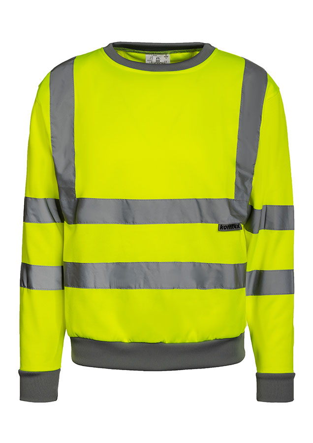 Korntex® Hi-Vis Sweatshirt „Limerick“ - Signal-Gelb - 3XL Korntex® Hi-Vis Sweatshirt „Limerick“ - Signal-Gelb - 3XL