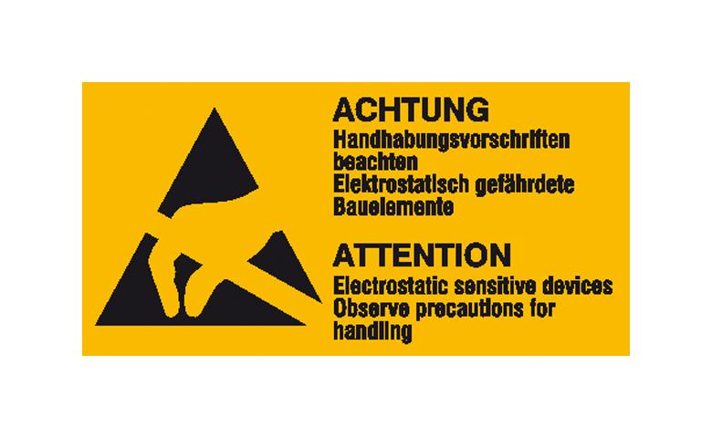 35-10-465-0-10-058-warn-kombischild-auf-bogen-elektrostatisch-gefahrdete-bauelemente-form-b-212060-ad8417 Warn-Kombischild auf Bogen - Elektrostatisch gefährdete Bauelemente - Form B - Mehrsprachig
