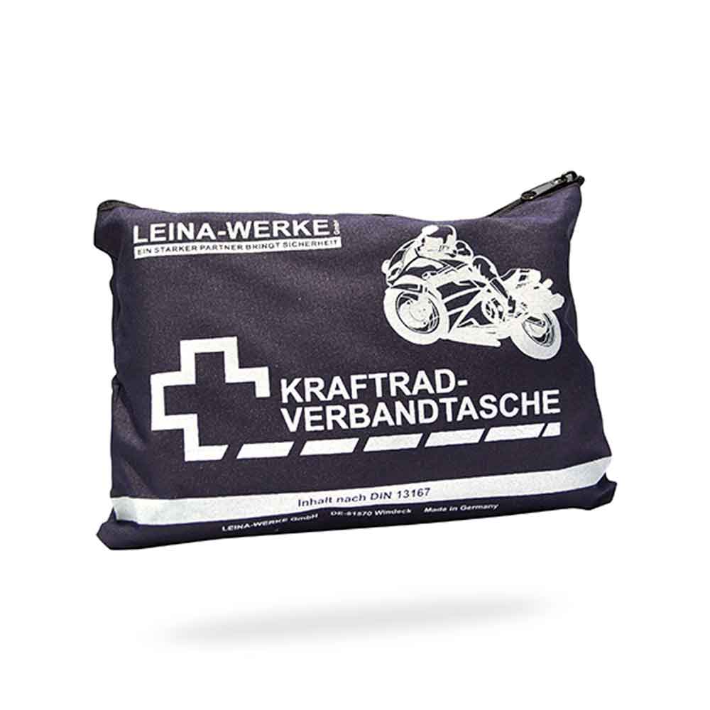 Kraftrad-Verbandtasche - mit Klett - 3 Farben