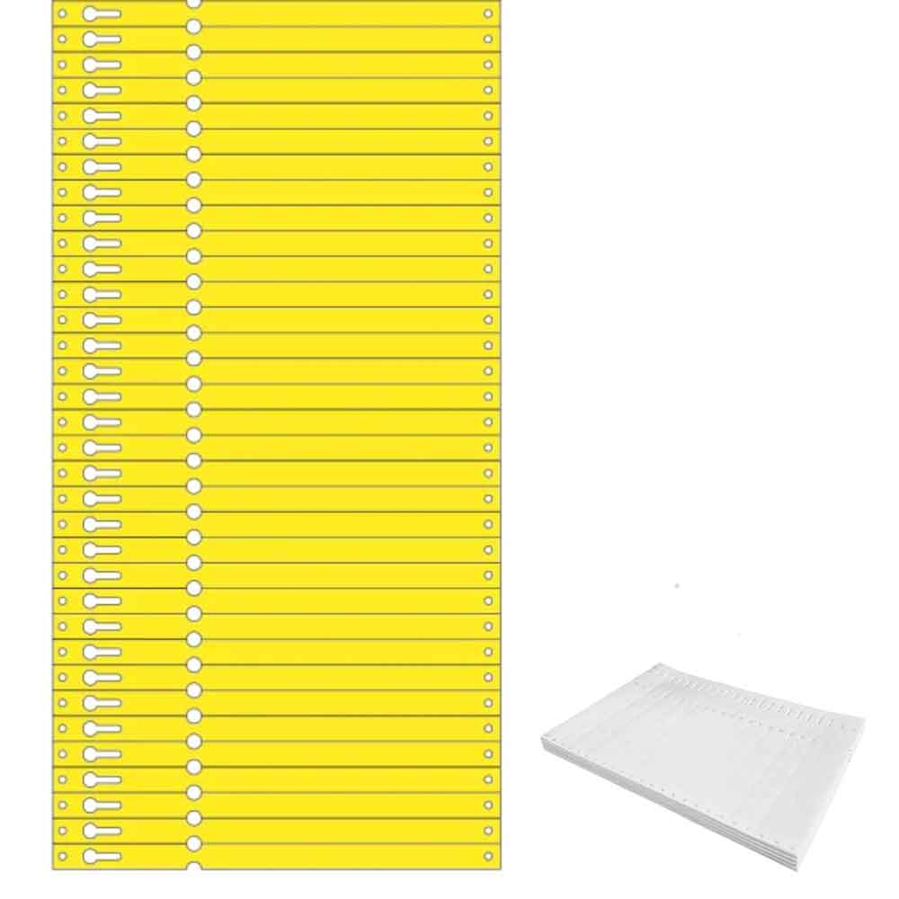 Tyvek®-Schlaufen-Etiketten - Format 220 x 13 mm - 8 Farben