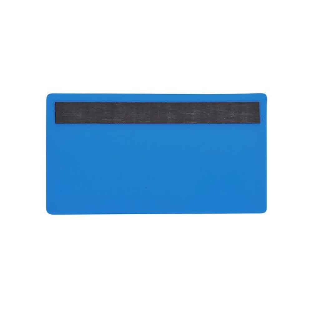 31-80-625-1-00-01-077-magnetische-etikettentaschen-1-magnetstreifen-85ad1d Magnetische Etikettentaschen - 1 Magnetstreifen - 145 x 80 mm - Blau