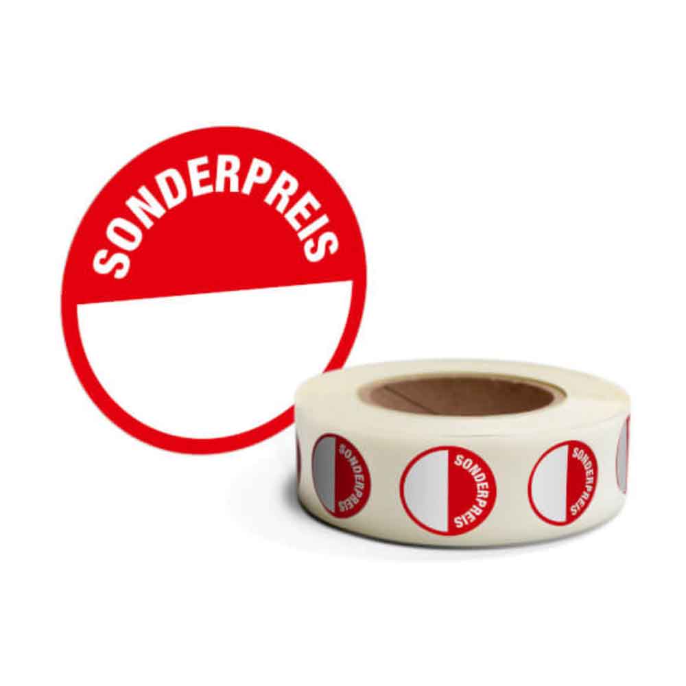 Hinweisschild - SONDERPREIS - auf der Rolle Hinweisschild - SONDERPREIS - auf der Rolle