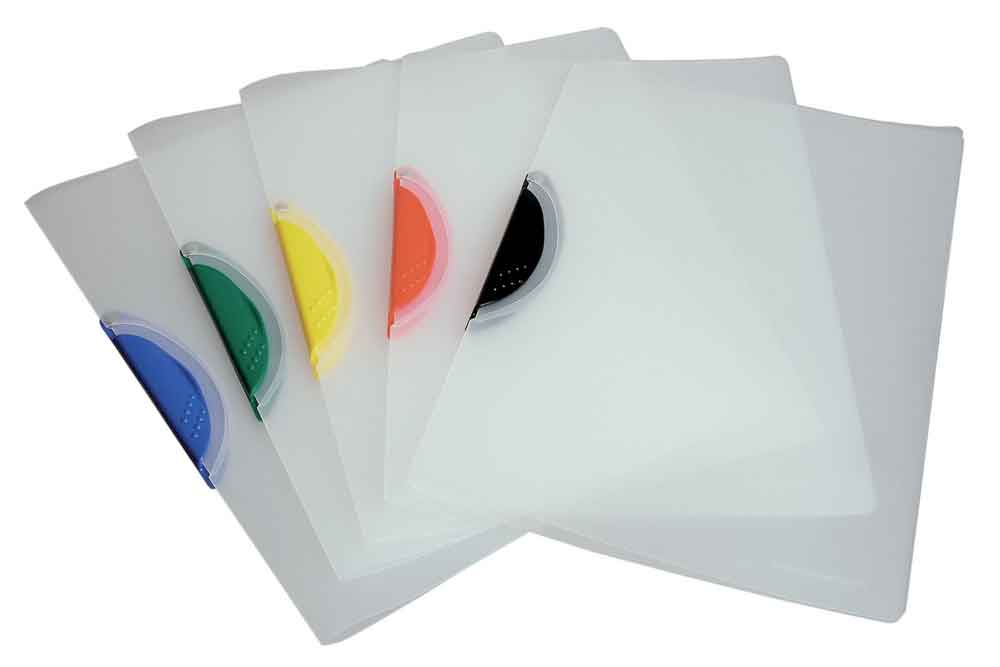 Swing-Clip-Hefter - PP-Folie - Clip in 5 Farben oder Sortiert