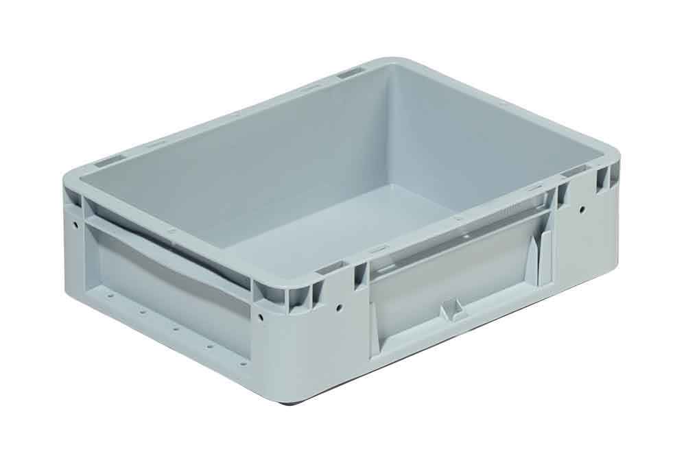 80-10-108-2-10-03-090-euro-transportbehaelter-grau-67bc45 Euro-Transportbehälter - L 400 x B 300 x H 120 mm - in 3 Farben