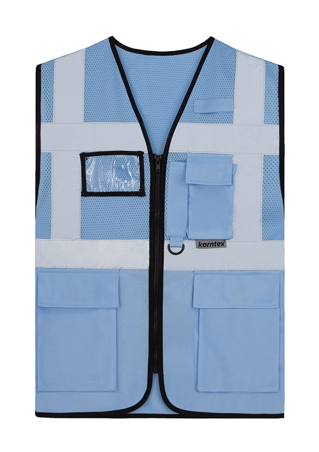 Korntex® Mesh Multifunktionsweste „Athens“ - Marineblau - XXL