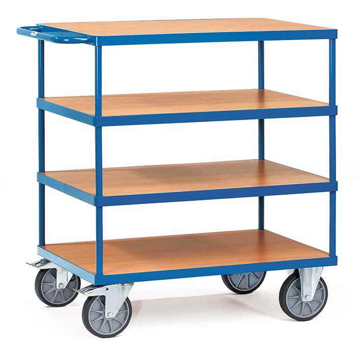 2442-900bee Tischwagen in 4 Ausführungen - Baukasten-System - 4 Ladeflächen - Tragkraft 500 bzw. 600 kg