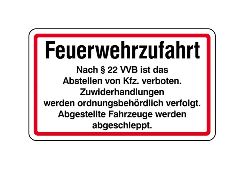 32-20-554-0-00-058-hinweisschild-fur-feuerwehrzufahrten-feuerwehrzufahrt-nach-ss-22-vvb-ist-das-abstellen-von-112822-1ffa49 Hinweisschild - Feuerwehrzufahrt - Nach § 22 VVB ist das Abstellen von ... - (Freistaat Bayern)