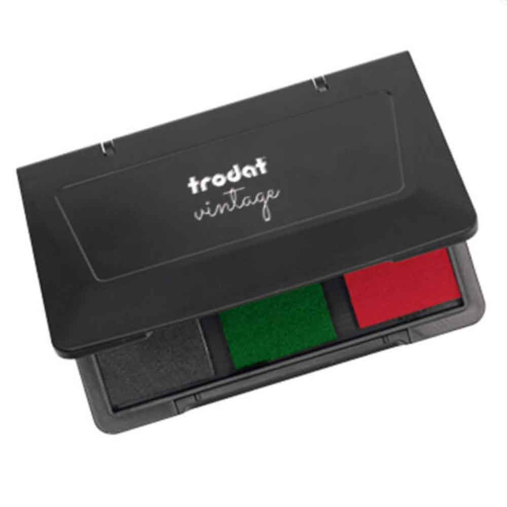 Trodat vintage Stempelkissen - 3-farbig - in 3 Ausführungen Trodat vintage Stempelkissen - 3-farbig - in 3 Ausführungen