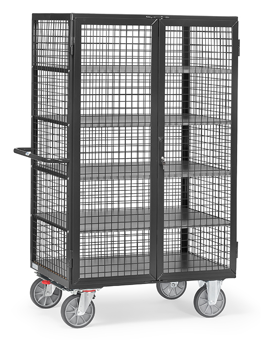 Kastenwagen GREY EDITION mit Gitterwänden - 5 Ladeflächen - Tragkraft 750 kg