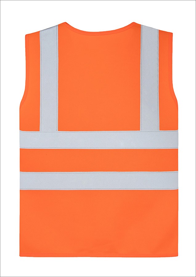 Korntex® Kinderwarnweste "Esbjerg" - Vier Reflexstreifen - Signal-Orange - XXS