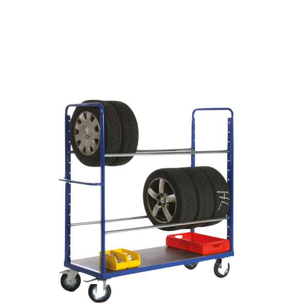 Reifenkarren und Transportmittel