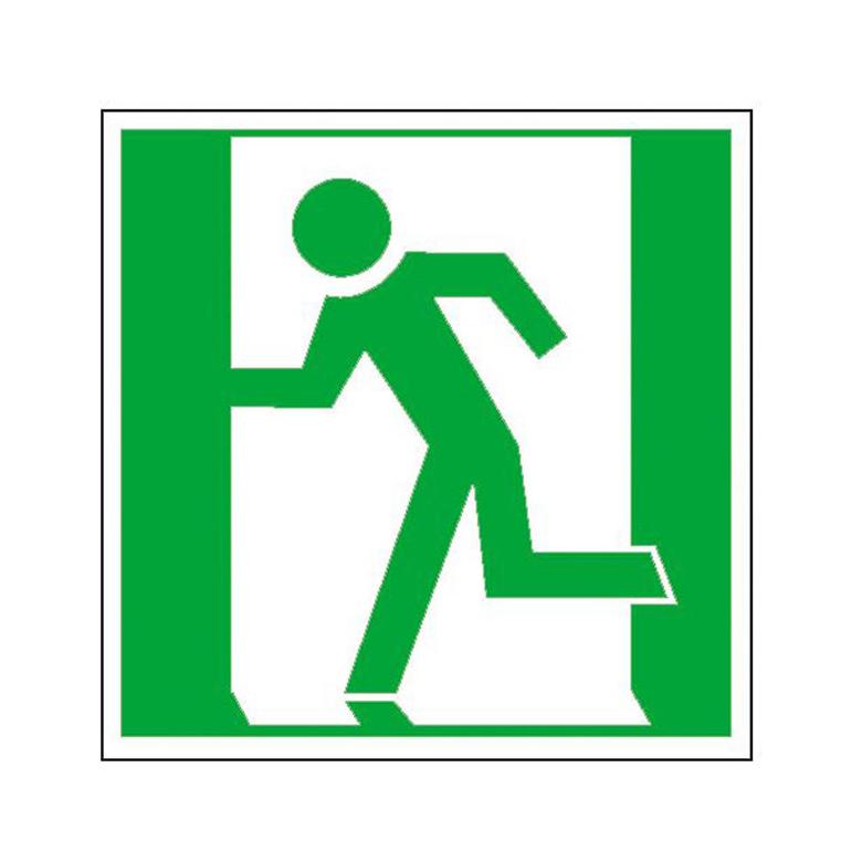 Bodenmarkierung - Fluchtwegsymbole - 4 Symbole