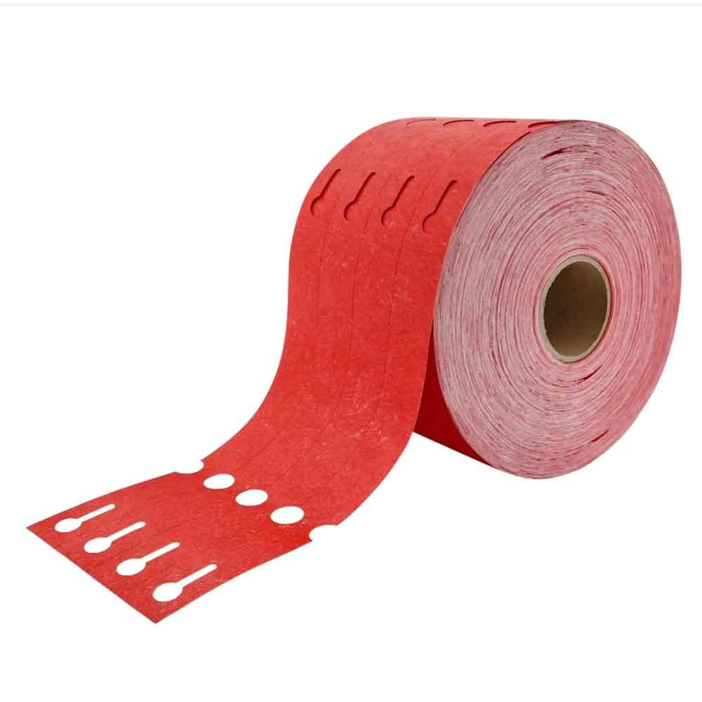 Tyvek Schlaufenetiketten auf der Rolle - Format 250 x 25 mm - 1500 Etiketten - in 5 Farben