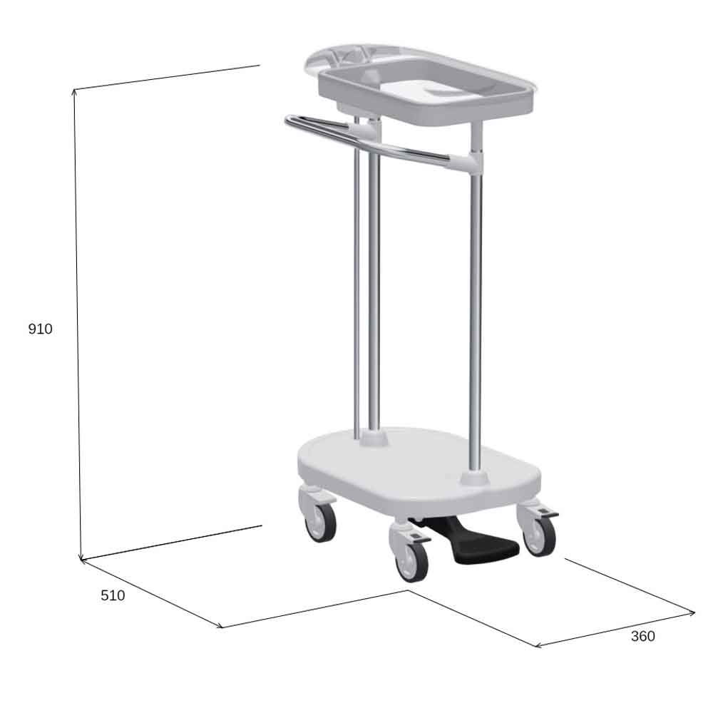 Mobiler Wäschesammler - die Hygienelösung für die Pflege