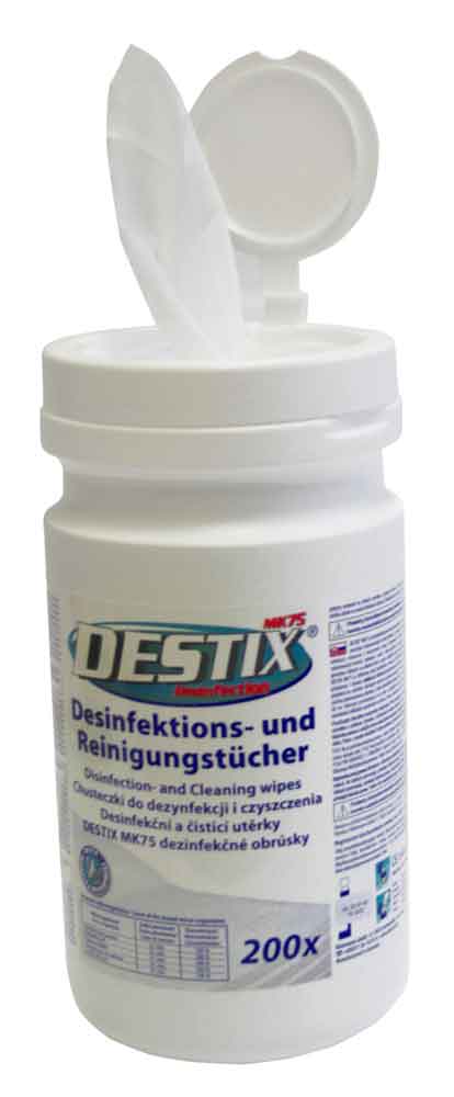 Desinfektionstücher in der Spenderbox
