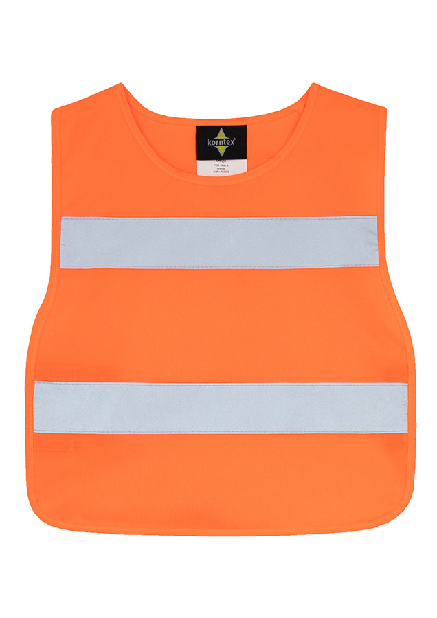 Korntex® Funktionaler Kinderponcho „Amigo“ - Orange - M
